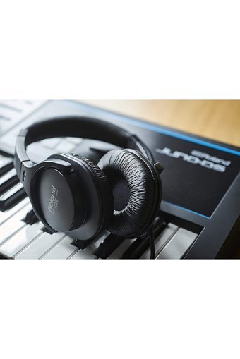 Roland RH-5 3.5 mm Mikrofonlu Kablolu Kulak Üstü Kulaklık Siyah