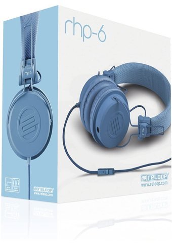Reloop RHP-6 3.5 mm Kablolu DJ Kulak Üstü Kulaklık Mavi