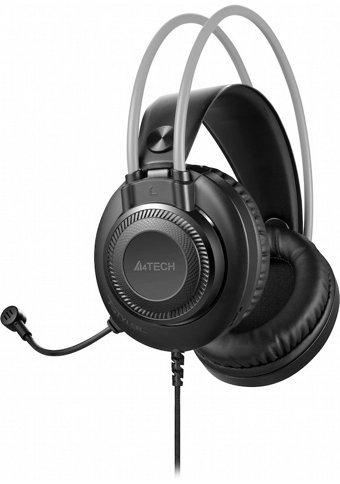A4 Tech FH200U 3.5 mm Gürültü Önleyici Mikrofonlu Kablolu Kulak Üstü Kulaklık Siyah