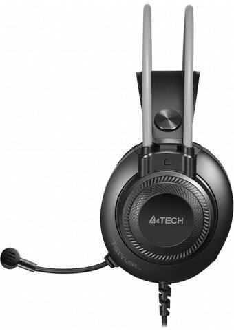 A4 Tech FH200U 3.5 mm Gürültü Önleyici Mikrofonlu Kablolu Kulak Üstü Kulaklık Siyah