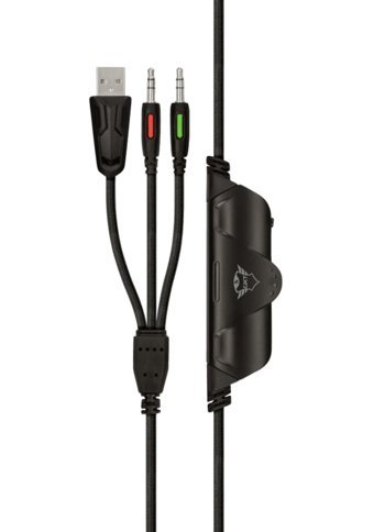 Trust GXT 460 3.5 mm Gürültü Önleyici Oyuncu Kulak Üstü Kulaklık Siyah