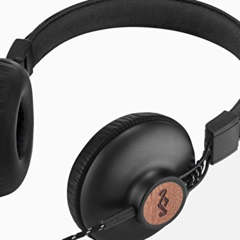 Marley EM-JH121-SB 3.5 mm Gürültü Önleyici Mikrofonlu Kablolu Kulak Üstü Kulaklık Siyah