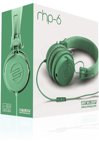 Reloop RHP-6 3.5 mm Kablolu DJ Kulak Üstü Kulaklık Koyu Yeşil