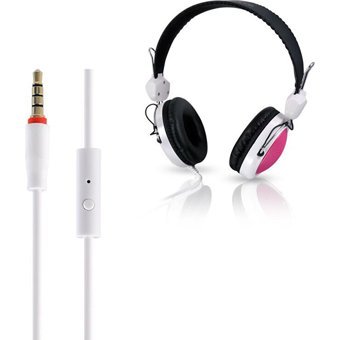 Kubite T-420 3.5 mm Gürültü Önleyici Mikrofonlu Kablolu Kulak Üstü Kulaklık Kırmızı-Siyah