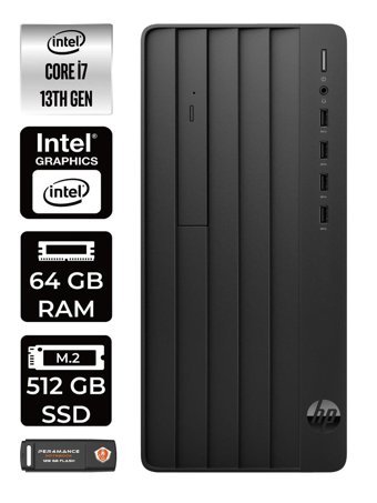 HP Pro Tower 290 G9 8T2X2ES Dahili Intel UHD Graphics Intel Core i7 13700 64 GB Ram 512 GB SSD Tower Windows 11 Pro Masaüstü Bilgisayar + PER4 BELLEK