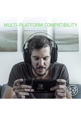 Razer TİAMAT 2.2 V2 3.5 mm Mikrofonlu Kablolu Kulak Üstü Kulaklık Siyah