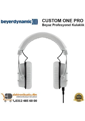 Beyerdynamic CUSTOM ONE PRO 3.5 mm Gürültü Önleyici Mikrofonlu Kablolu Kulak Üstü Kulaklık Beyaz