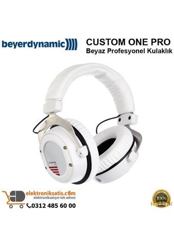 Beyerdynamic CUSTOM ONE PRO 3.5 mm Gürültü Önleyici Mikrofonlu Kablolu Kulak Üstü Kulaklık Beyaz