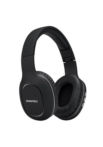 Lenovo HD300 Bluetooth Gürültü Önleyici Mikrofonlu Kablosuz Kulak Üstü Kulaklık Siyah