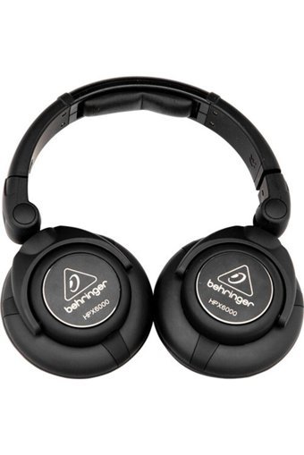 Behringer HPX6000 3.5 mm Gürültü Önleyici Mikrofonlu Kablolu DJ Kulak Üstü Kulaklık Siyah