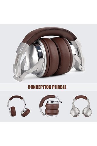Oneodio PRO 30 3.5 mm Gürültü Önleyici Mikrofonlu Kablolu DJ Kulak Üstü Kulaklık Kırmızı