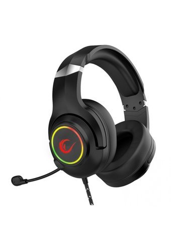 Rampage RM-K68 SCORPY Micro USB Gürültü Önleyici Mikrofonlu Kablolu Oyuncu Kulak Üstü Kulaklık Siyah