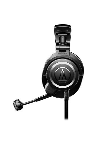Audio Technica ATH-M50XSTS XLR 3.5 mm Mikrofonlu Kablolu Stüdyo Kulak Üstü Kulaklık Siyah