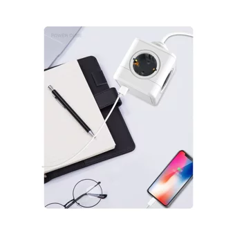 Joyne 3'lü Soket 2'li USB Kablosuz Tekli Akım Korumalı Priz
