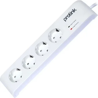 Prolink Pr-Sp04 4'lü Soket 1.5 metre Kablolu Çiftli 1050 J Akım Korumalı Priz
