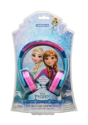 Disney Frozen Karlar Ülkesi Anna Elsa Olaf 3.5 mm Kablolu Kulak Üstü Kulaklık Çok Renkli