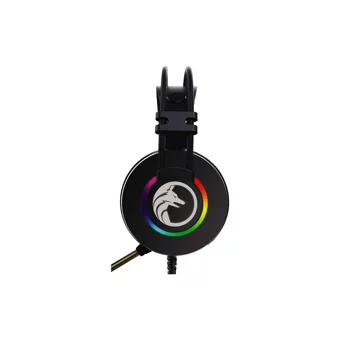 Gametech STRONG PRO USB Type A Gürültü Önleyici Mikrofonlu Kablolu Oyuncu Kulak Üstü Kulaklık Siyah
