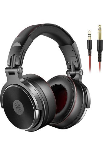 Oneodio PRO50 3.5 mm Mikrofonlu Kablolu DJ Kulak Üstü Kulaklık Siyah