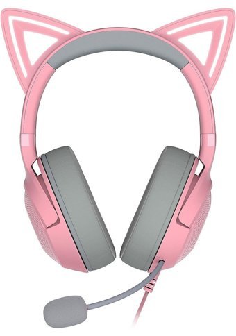 Razer KRAKEN KİTTY V2 PRO 3.5 mm Gürültü Önleyici Mikrofonlu Kablolu Kulak Üstü Kulaklık Pembe
