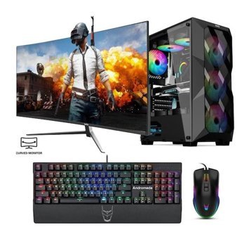 Izoly KADABRA Y Harici Radeon RX 580 Intel Core i5 12400F 16 GB Ram 256 GB SSD Tower FreeDos 27 inç Monitörlü Masaüstü Bilgisayar
