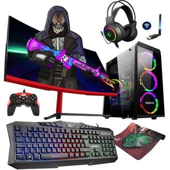 Zeiron RSX80 Harici GeForce GTX 1650 AMD Ryzen 5 5600X 32 GB Ram 2 TB HDD + 2 TB SSD Tower FreeDos Masaüstü Bilgisayar
