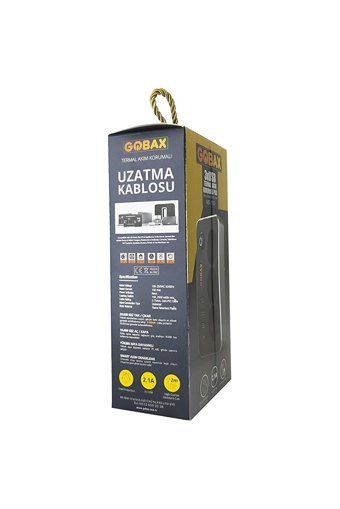 Manessa 3'lü Soket 3'lü USB Kablolu Çiftli Akım Korumalı Priz