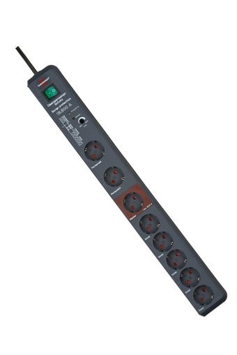 Brennenstuhl 1159490936 8'li Soket 3 metre Kablolu Çiftli Akım Korumalı Priz
