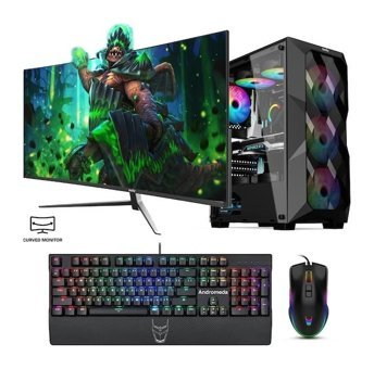 Izoly BANETTE Y Harici GeForce GTX 1660 Super Intel Core i3 10100F 16 GB Ram 512 GB SSD Tower FreeDos 27 inç Monitörlü Masaüstü Bilgisayar
