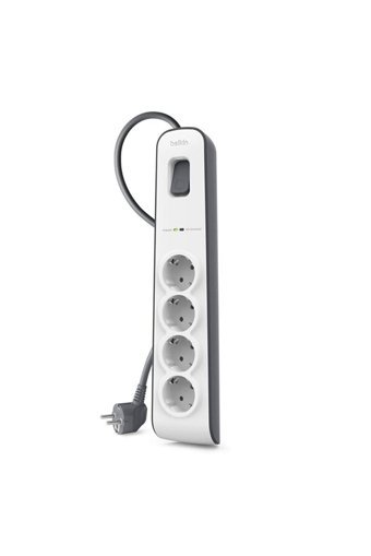 Belkin Bsv400Vf2M 4'lü Soket 2 metre Kablolu Tekli 525 J Akım Korumalı Priz
