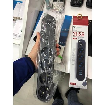 Fulltech Ftr-01 4'lü Soket 2 metre 3'lü USB Kablolu Çiftli Akım Korumalı Priz