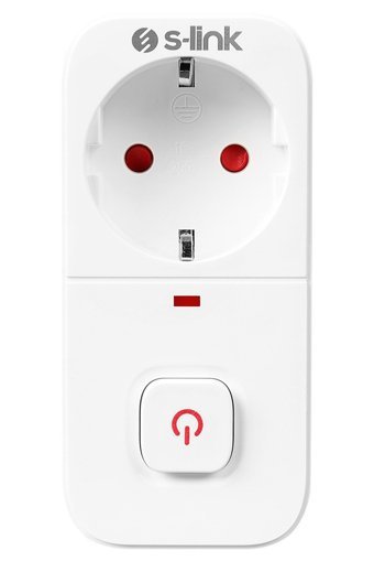 S-Link Sl-010 Tekli Soket Kablosuz Tekli 750 J Akım Korumalı Priz