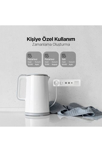 Mojue Sp01 Tekli Soket Kablosuz Tekli Akım Korumalı Priz
