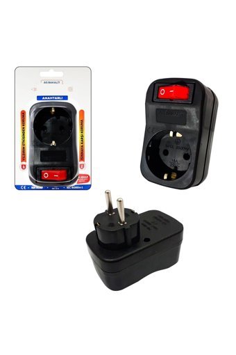 Mi̇rsa P30057S6518 Tekli Soket Kablosuz Tekli Akım Korumalı Priz