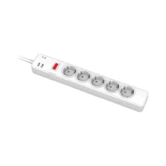 Cata Ct-3000 5'li Soket 1.5 metre 2'li USB Kablolu Tekli 918 J Akım Korumalı Priz