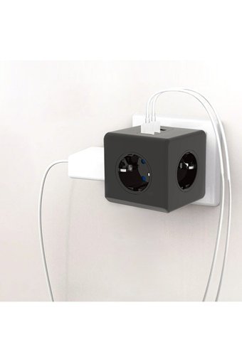 Megamus Mm-Ftr09 3'lü Soket 2'li USB Kablosuz Tekli Akım Korumalı Priz