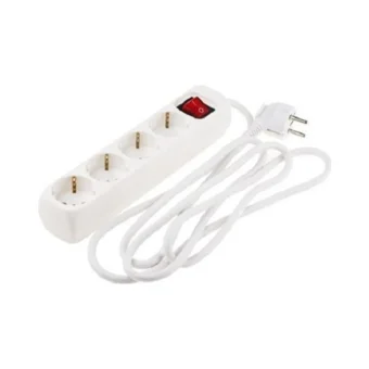 Philips Sps1040A 4'lü Soket 2 metre Kablolu Çiftli Akım Korumalı Priz
