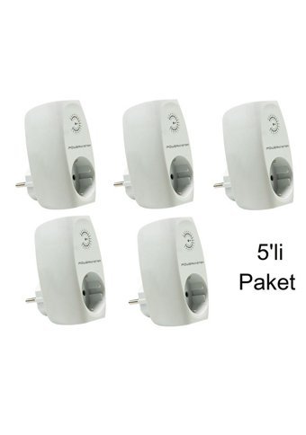 Powermaster Pm17592 5'li Soket Kablosuz Tekli Akım Korumalı Priz