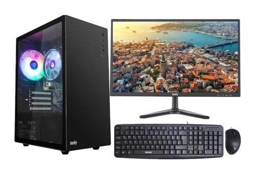 Izoly A140 X Dahili Intel UHD Graphics Intel Core i5 12400 8 GB Ram 256 GB SSD Tower FreeDos 22 inç Monitörlü Masaüstü Bilgisayar
