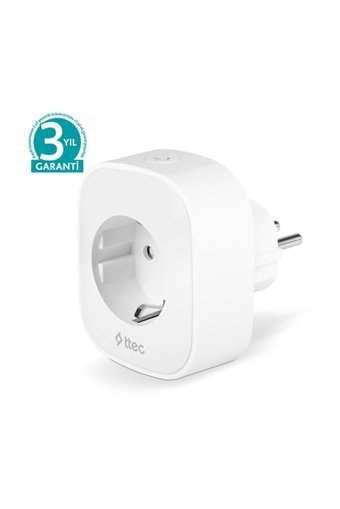 Ttec 2Ap01 Tekli Soket Kablosuz Tekli Akım Korumalı Priz