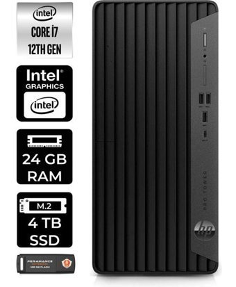 HP Pro Tower 400 G9 6U3M9EAP375 Dahili Intel UHD Graphics Intel Core i7 12700 24 GB Ram 4 TB SSD Tower Windows 11 Home Masaüstü Bilgisayar + PER4 BELLEK