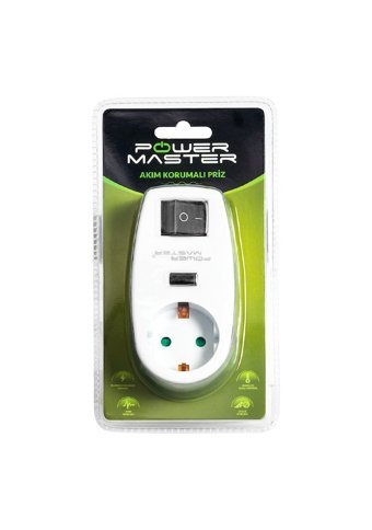 Powermaster 16892 Tekli Soket Kablosuz Tekli Akım Korumalı Priz