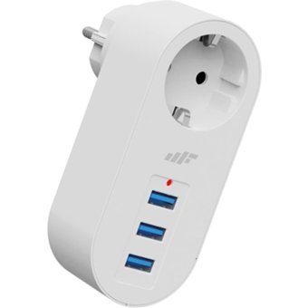 Mf Product Jettpower 0672 Tekli Soket 3'lü USB Kablosuz Tekli 2500 J Akım Korumalı Priz