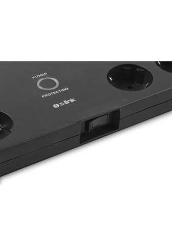 S-Link Spg3080 8'li Soket 2 metre Kablolu Çiftli 900 J Akım Korumalı Priz
