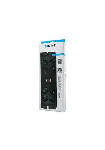 S-Link Spg3080 8'li Soket 2 metre Kablolu Çiftli 900 J Akım Korumalı Priz
