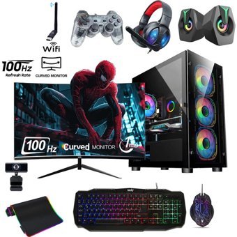 Izoly LOTUS X MEGA Harici Radeon RX 580 Intel Core i5 4590 16 GB Ram 256 GB SSD Tower FreeDos 24 inç Monitörlü Masaüstü Bilgisayar