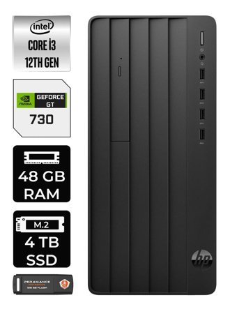 HP Pro Tower 400 G9 6U3M9EA Harici Radeon RX 550 Intel Core i7 12700 48 GB Ram 4 TB SSD Tower Windows 11 Home Masaüstü Bilgisayar + PER4 BELLEK
