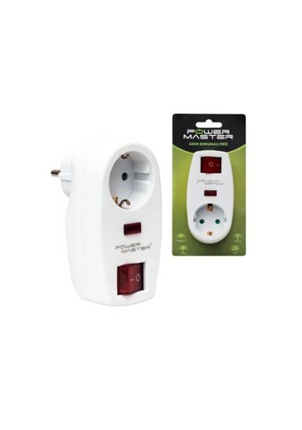 Powermaster Pm-18522 Tekli Soket Kablolu Çiftli 175 J Akım Korumalı Priz