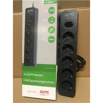 Apc By Schneider Electric Pme5B-Gr 5'li Soket 1.5 metre Kablolu Tekli 680 J Akım Korumalı Priz