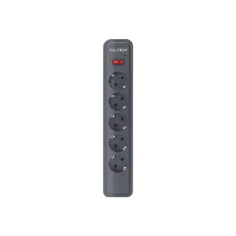 Fulltech Ftr-03 5'li Soket 2 metre Kablolu Tekli Akım Korumalı Priz