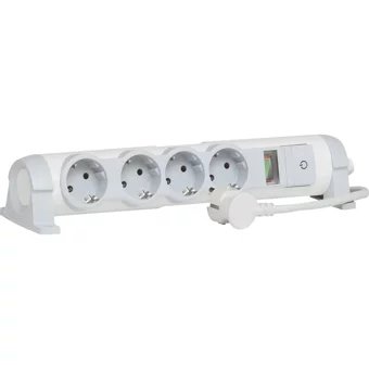 Legrand 4'lü Soket 1.5 metre Kablolu Çiftli Akım Korumalı Priz